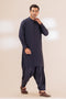 N-BLUE-BLENDED-SHALWAR SUIT - (GSBW23-033)