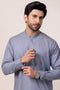 L-GREY-BLENDED-SHALWAR SUIT  - (GSBW24-004)