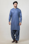 M-GREY-BLENDED-SHALWAR SUIT - (GSBW24-006)