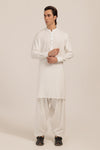 WHITE-BLENDED-SHALWAR SUIT - (GSBW24-009)