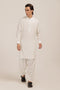 WHITE-BLENDED-SHALWAR SUIT - (GSBW24-009)