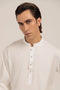 WHITE-BLENDED-SHALWAR SUIT - (GSBW24-009)