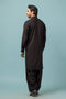 BLACK-BLENDED-SHALWAR SUIT - (GSSB23-024)