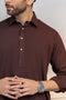 D-WALNUT-BLENDED-SHALWAR SUIT - (GSSR24-003)