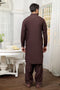 D-WALNUT-BLENDED-SHALWAR SUIT - (GSSR24-003)