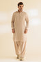 BROWN-COTTON-SHALWAR SUIT - (GSSR24-005)