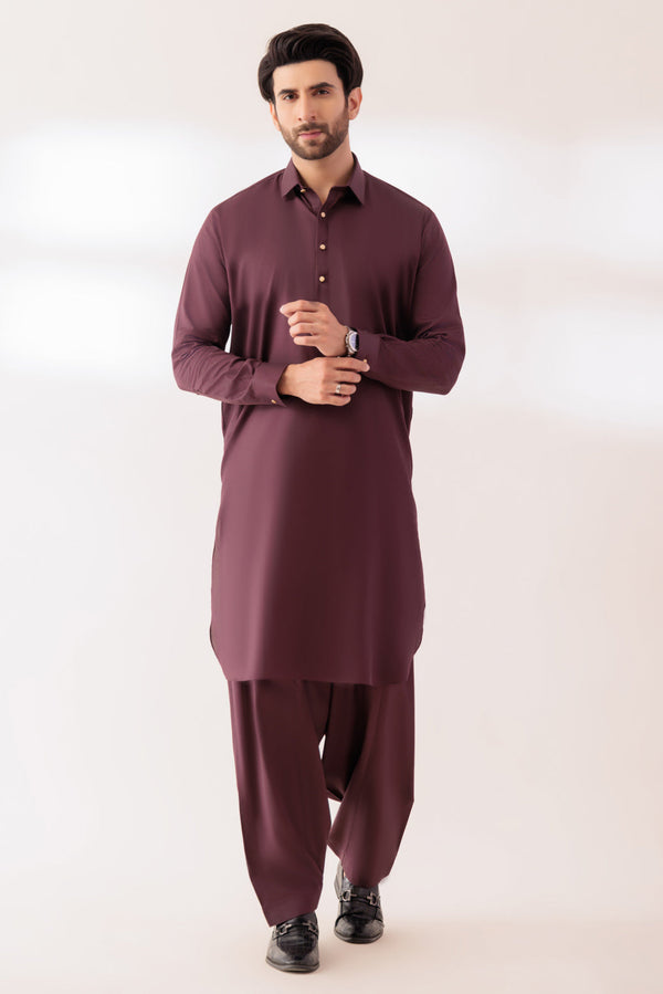 GRAPE-BLENDED-SHALWAR SUIT - (GSSR24-012)