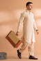 CREAM-BLENDED-SHALWAR SUIT - (GSSR24-029)