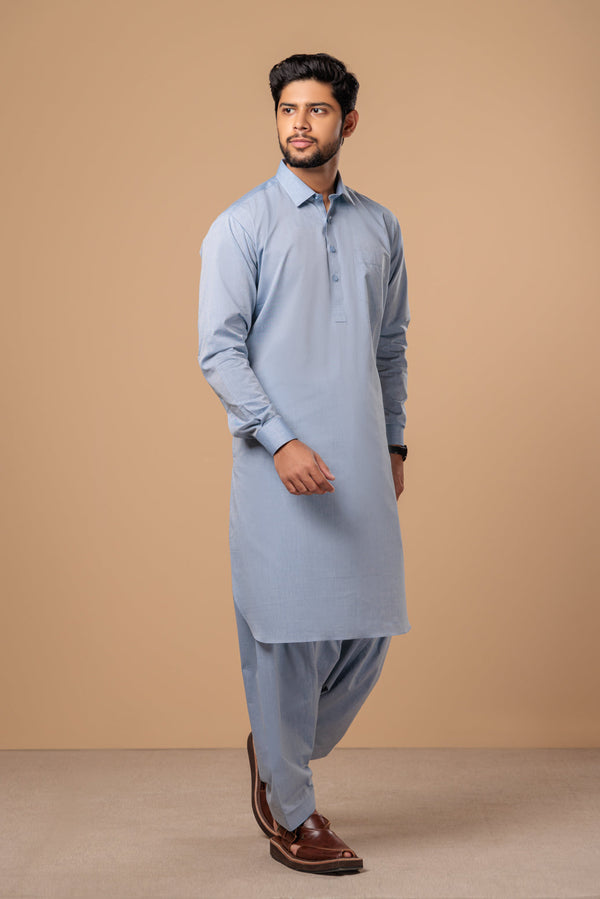 BLENDED-SHALWAR SUIT- (GSSS23-009)