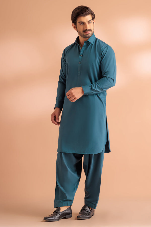 D-SPACE-BLENDED-SHALWAR SUIT - (GSSS24-010)