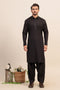 BLACK-BLENDED-SHALWAR SUIT - (GSSS24-012)