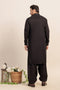 BLACK-BLENDED-SHALWAR SUIT - (GSSS24-012)