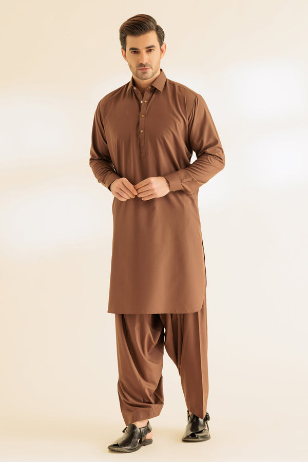 CHOCO-BLENDED-SHALWAR SUIT - (GSSS24-014)