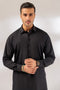 BLACK-BLENDED-SHALWAR SUIT - (GSSS24-022)