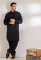 BLACK-BLENDED-SHALWAR SUIT - (GSSS24-022)