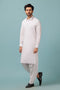 WHITE-BLENDED-SHALWAR SUIT - (GSSW23-005)