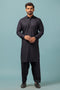 R-N-BLUE-BLENDED-SHALWAR SUIT - (GSSW23-015)