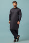 R-N-BLUE-BLENDED-SHALWAR SUIT - (GSSW23-015)