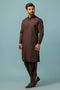 COCOA-BLENDED-SHALWAR SUIT - (GSSW23-016)