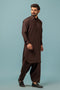 COCOA-BLENDED-SHALWAR SUIT - (GSSW23-016)