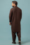 COCOA-BLENDED-SHALWAR SUIT - (GSSW23-016)