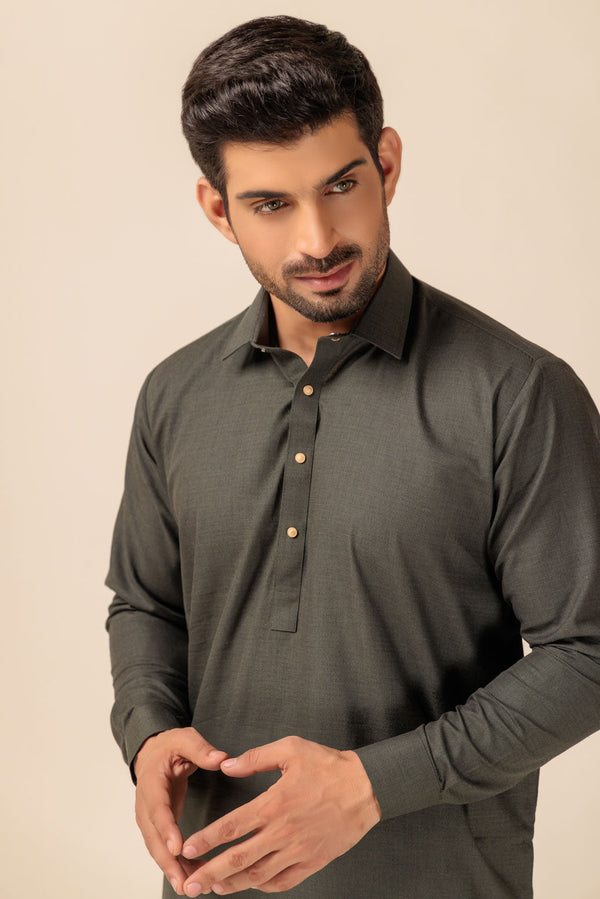 HUNTER-BLENDED-SHALWAR SUIT - (GSSW23-021)