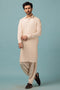 C-WHITE-BLENDED-SHALWAR SUIT - (GSSW23-036)