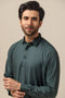 D-GREEN-BLENDED-SHALWAR SUIT - (GSSW23-037)