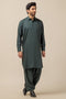 D-GREEN-BLENDED-SHALWAR SUIT - (GSSW23-037)