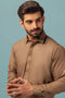 KHAKI-BLENDED-SHALWAR SUIT - (GSSW23-039)