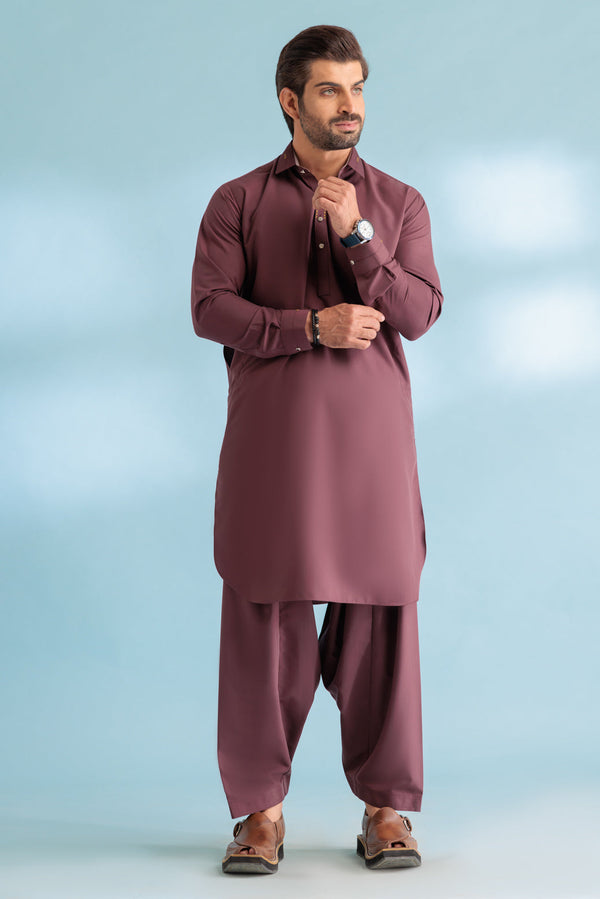 CHOCO-BLENDED-SHALWAR SUIT - (GSSW23-042)