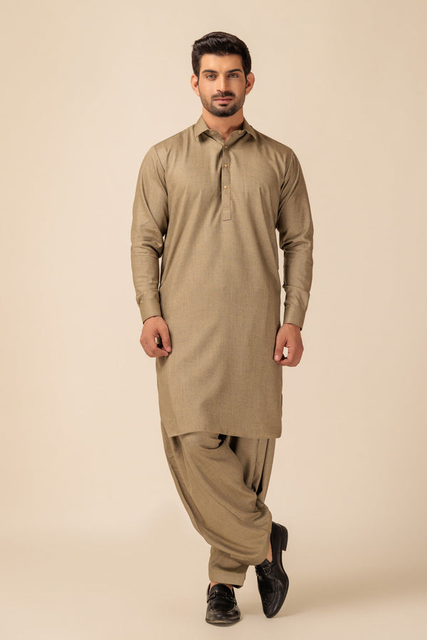 SAND-BLENDED-SHALWAR SUIT - (GSSW23-058)