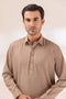 P-KHAKI-BLENDED-SHALWAR SUIT - (GSSW23-069)