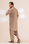 P-KHAKI-BLENDED-SHALWAR SUIT - (GSSW23-069)