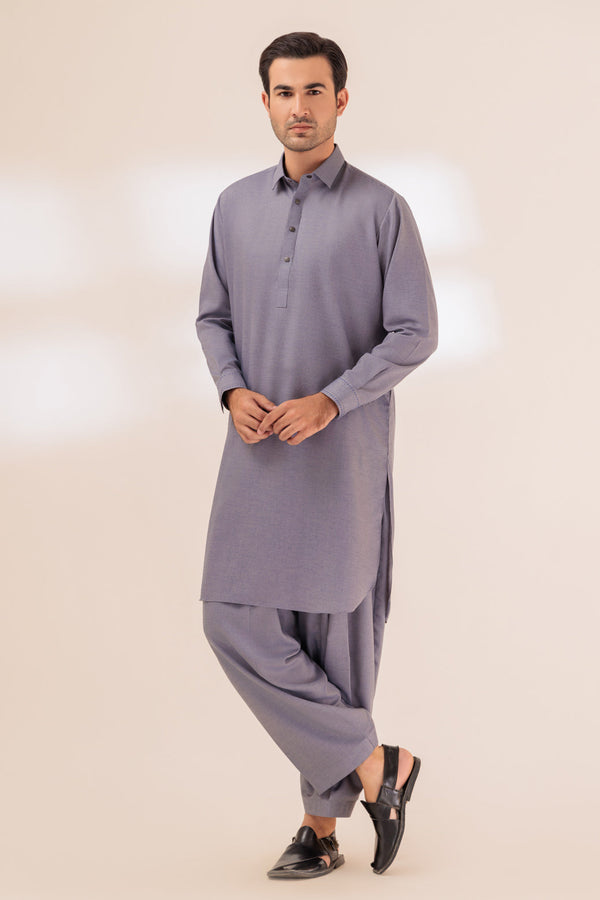 DENIM-BLENDED-SHALWAR SUIT - (GSSW23-071)