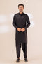 BLACK-BLENDED-SHALWAR SUIT - (GSSW23-080)