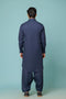 N-BLUE-BLENDED-SHALWAR SUIT - (GSSW23-088)