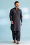 J-BLACK-BLENDED-SHALWAR SUIT - (GSSW23-091)