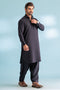 J-BLACK-BLENDED-SHALWAR SUIT - (GSSW23-091)