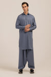 M-GREY-BLENDED-SHALWAR SUIT  - (GSSW24-010)