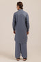 M-GREY-BLENDED-SHALWAR SUIT  - (GSSW24-010)