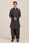 M-GREY-BLENDED-SHALWAR SUIT  - (GSSW24-018)