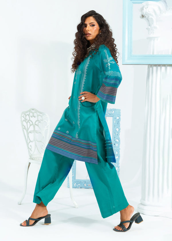 Green-Jacquard-3 Piece (WP3PSBS26B1F22)