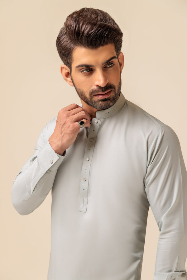 L-PISTA-BLENDED-KURTA PAJAMA TROUSER - (KSB23-009)