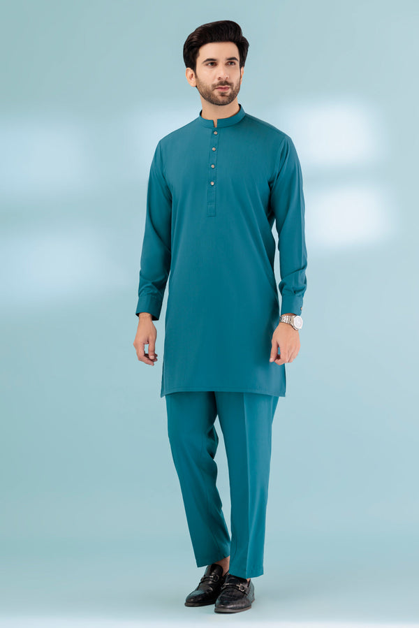 SCRAMNTO-BLENDED-KURTA PAJAMA TROUSER - (KSB23-011)