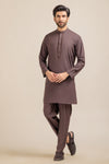 BRICK-BLENDED-Kurta Pajama Trouser - (KSB23-016)