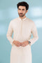 CREAM-COTTON-Kurta Pajama Trouser - (KSB23-017)