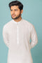 D-WHITE-BLENDED-KURTA SHALWAR - (KSB23-019)