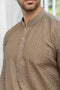 OLIVE-BLENDED-KURTA TROUSER - (KSR24-009)