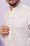 WHITE-COTTON-KURTA TROUSER - (KSR24-011)